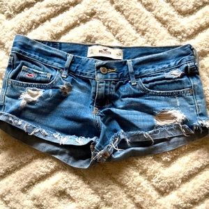 Denim Hollister Shorts